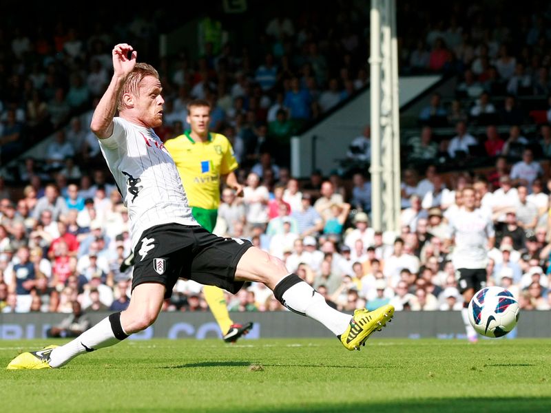 Goal at Craven Cottage - Damien Duff put Fulham in front against Norwich...