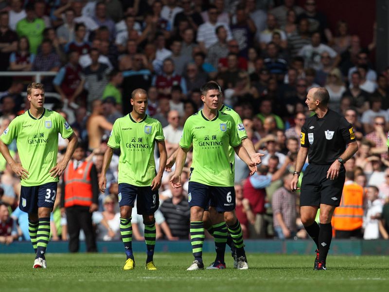 ...but the visitors felt he was offside.