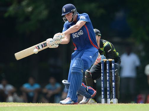 Alex Hales en route to his 52