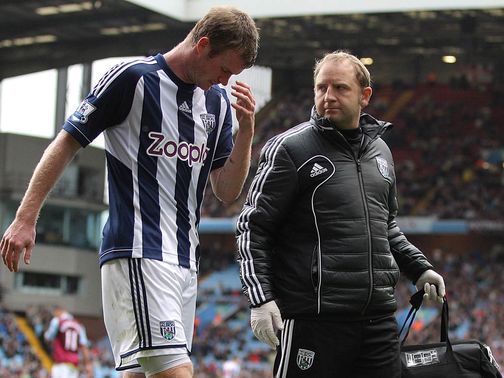 Chris Brunt: Picked up hamstring injury at Aston Villa