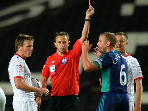 Lee Cattermole: Saw red against MK Dons