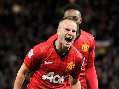 Tom Cleverley scored Man United's second goal