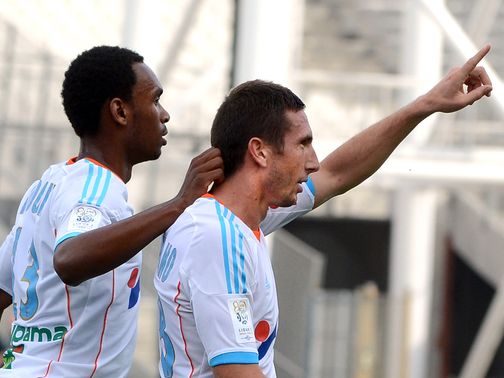 Morgan Amalfitano celebrates his goal