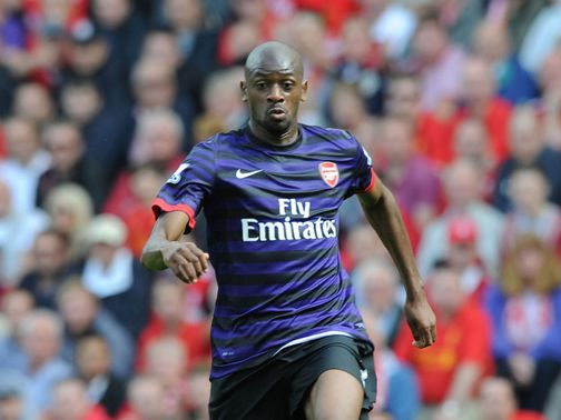 Diaby: Facing three weeks on sidelines