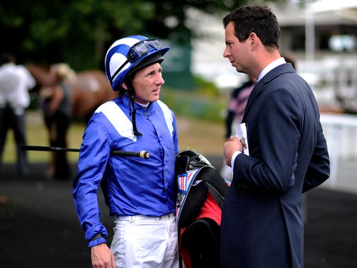 Paul Hanagan (left) was aboard the winner