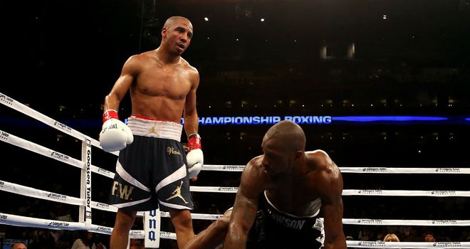 Andre Ward: had WBC light heavyweight champion Dawson on the canvas three times