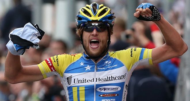 Marc De Maar: Held off a strong breakaway to take the win into Stoke-on-Trent
