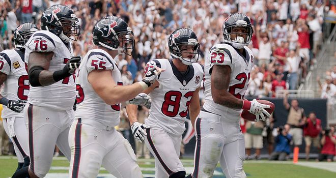 Arian Foster (R): Ran for two touchdowns for the Texans