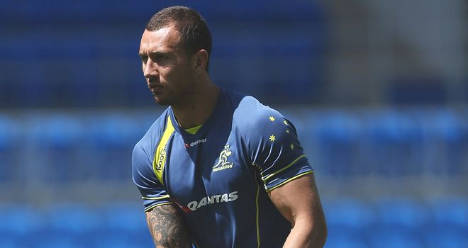 Quade Cooper: Ruled out of the rest of the Rugby Championship