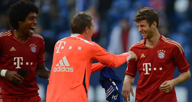 Muller is all smiles after his two-goal salvo