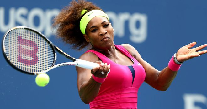 Serena Williams: Eased into the quarter-finals of the US Open