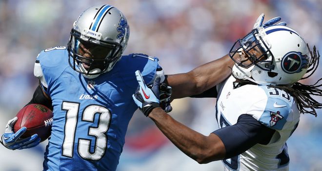 Nate Burleson: scored a touchdown for Detroit, though it wasn't enough for the Lions