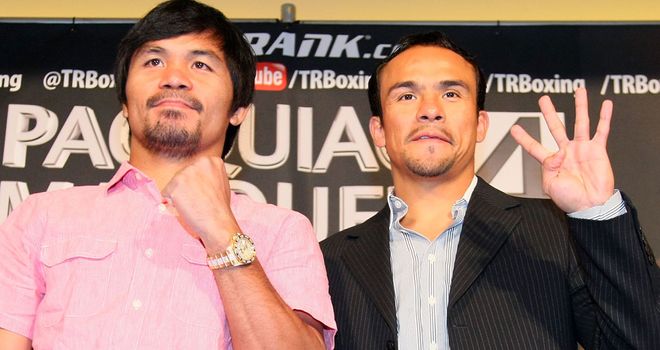 Manny Pacquiao is preparing to fight Juan Manuel Marquez for a fourth time