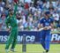 AB de Villiers appeals for the wicket of England opener Craig Kieswetter (25)