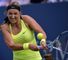 Victoria Azarenka powered into a 3-0 lead against defending champion Sam Stosur before rain forced play to be suspended.