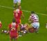Wigan on their way to victory over Catalans