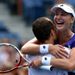 There was joy for Russia's Ekaterina Makarova and Brazil's Bruno Soares who won the mixed doubles title at Flushing Meadows.