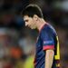 Messi looks deflated as Barcelona go behind against Spartak Moscow. The Argentinian could have scored at one end before...