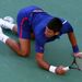 leaving Djokovic on his knees.