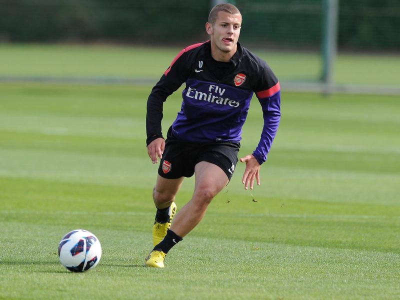England midfielder Jack Wilshere returned to full training with Arsenal on Thursday after 14 months on the sidelines with ankle and knee injuries