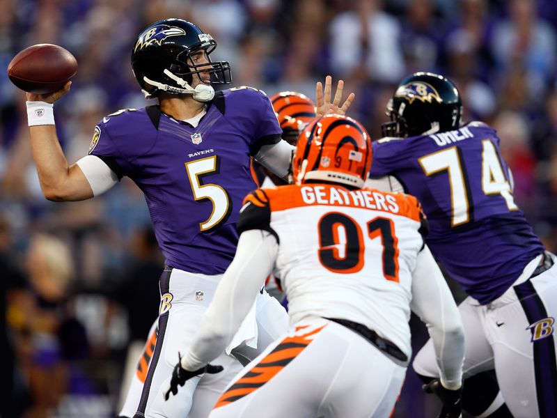 Joe Flacco made a flying start for the Baltimore Ravens in their win over the Bengals.