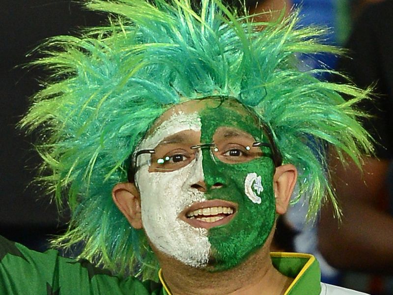The stadium was packed with fans from both countries.