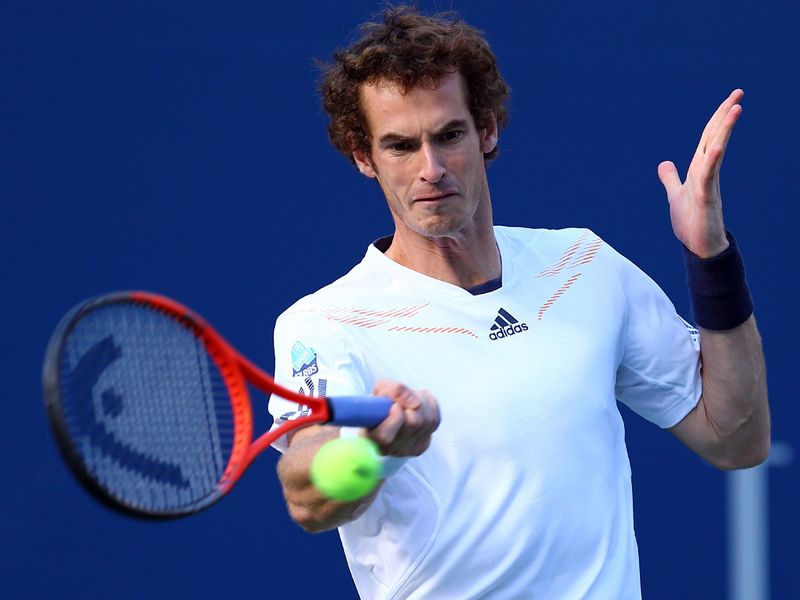 Andy Murray was looking to win his first Grand Slam title with victory in the US Open final against Novak Djokovic.