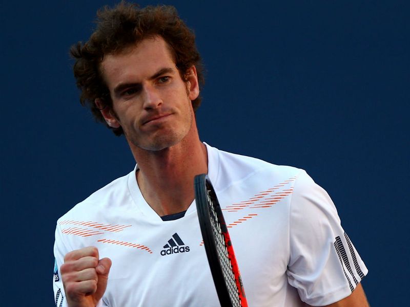 as the British number one doubled his lead, meaning for the first time he had won two sets in a slam final...