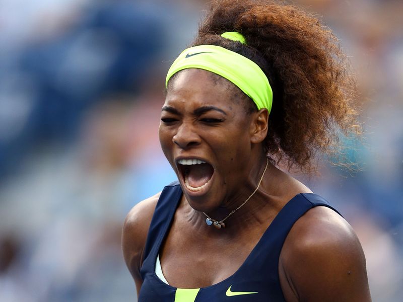 But Williams is too strong and moves one set up.