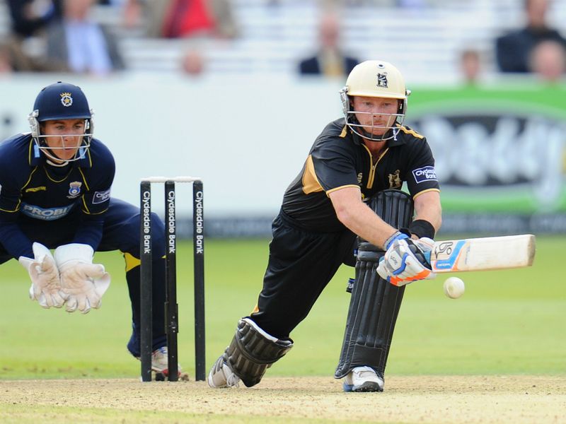 Bell went through the full repertoire, including the reverse sweep, before holing out from a full toss