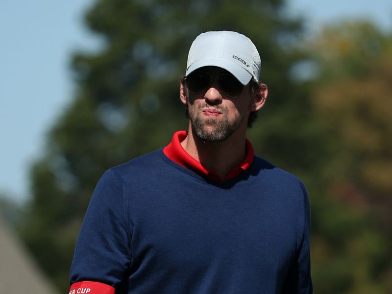 Swimming legend Michael Phelps was enjoying the action