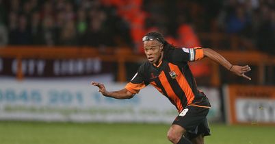 Edgar Davids: Saw red late on against Accrington