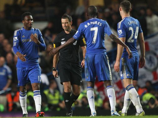 Mark Clatternburg; Formal complaint issued by Chelsea