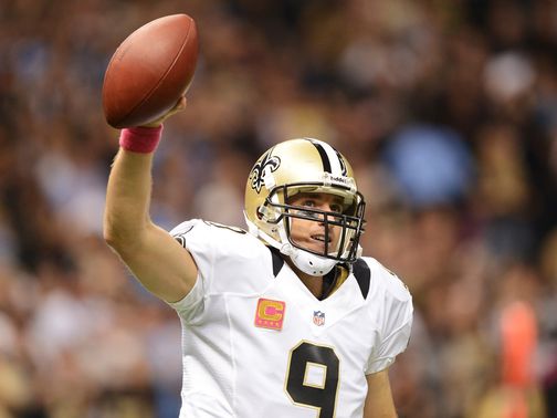 Drew Brees: Set a new NFL record