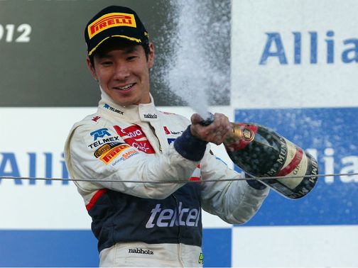 Kamui Kobayashi: Took his first podium finish