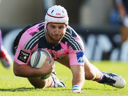 Remy Bonfils touches down for Stade Francais