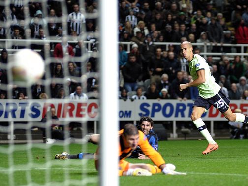 Obertan nets Newcastle's winning goal on Thursday night