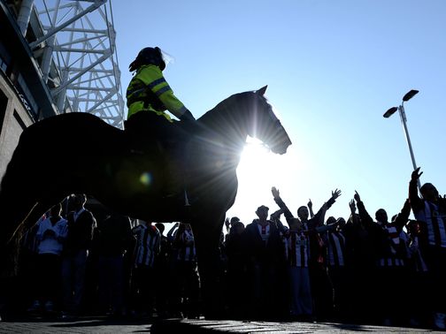 Police made 15 arrests at the Stadium of Light