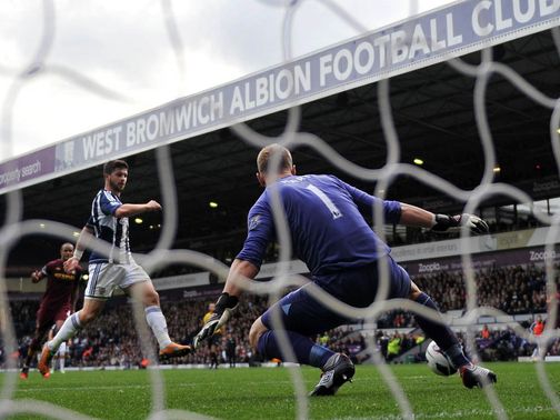 Shane Long nets against Manchester City