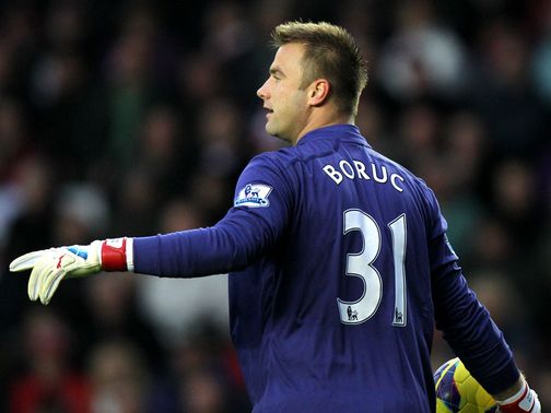 Artur Boruc: Threw a water bottle at Southampton fans