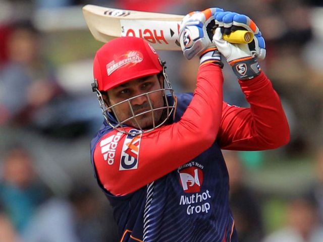 Virender Sehwag: Hit 95 not out from 57 balls
