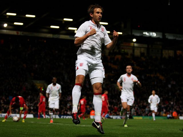 Craig Dawson celebrates his winner.