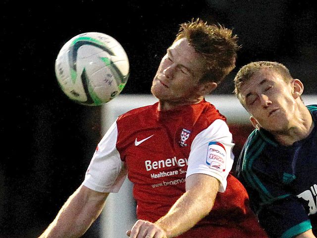 Jason Walker: grabbed York City's second goal at Spotland