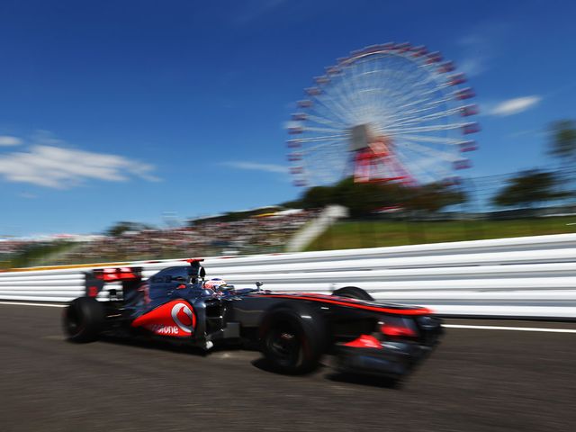 Jenson Button: Fastest in first practice at Suzuka