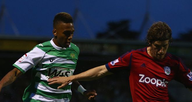 Marsh-Brown (l): Hit the winning penalty for Yeovil