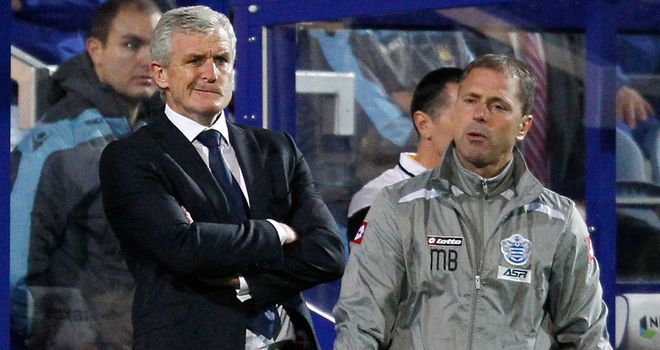 Mark Hughes: Says QPR's owner remains content with performances