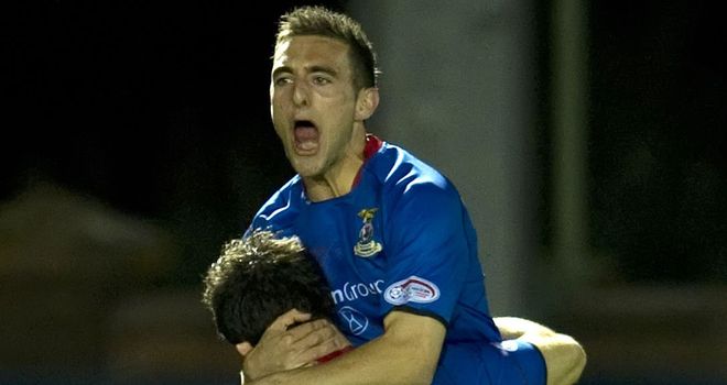 Draper: Mobbed after Inverness' opener