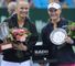 Kremlin finalists Caroline Wozniacki (left) and Sam Stosur