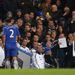 Branislav Ivanovic's red card left Chelsea down to 10 men.