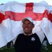 Lee Westwood flies the St. George's Cross and did Europe proud with a big performance today.